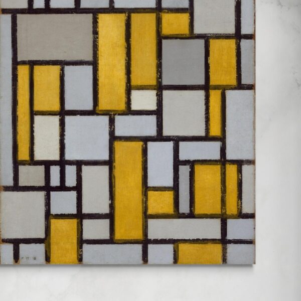 Composition with Grid #1 - Piet Mondrian Piet Mondrian senza