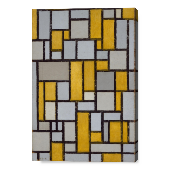 Composition with Grid #1 - Piet Mondrian