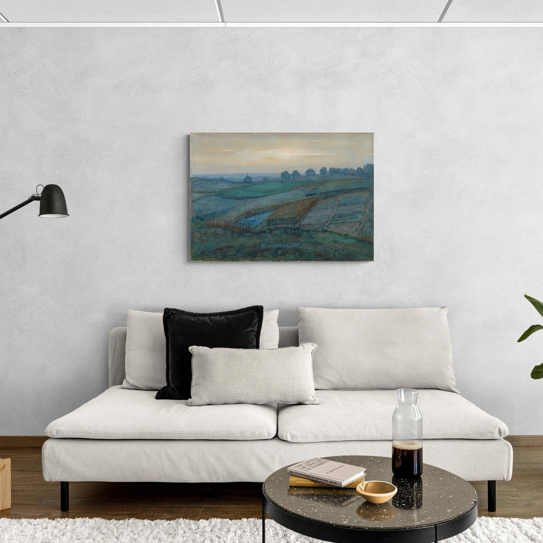 Landscape near Arnhem - Mondrian Piet Mondrian scena-3-100x70-senza