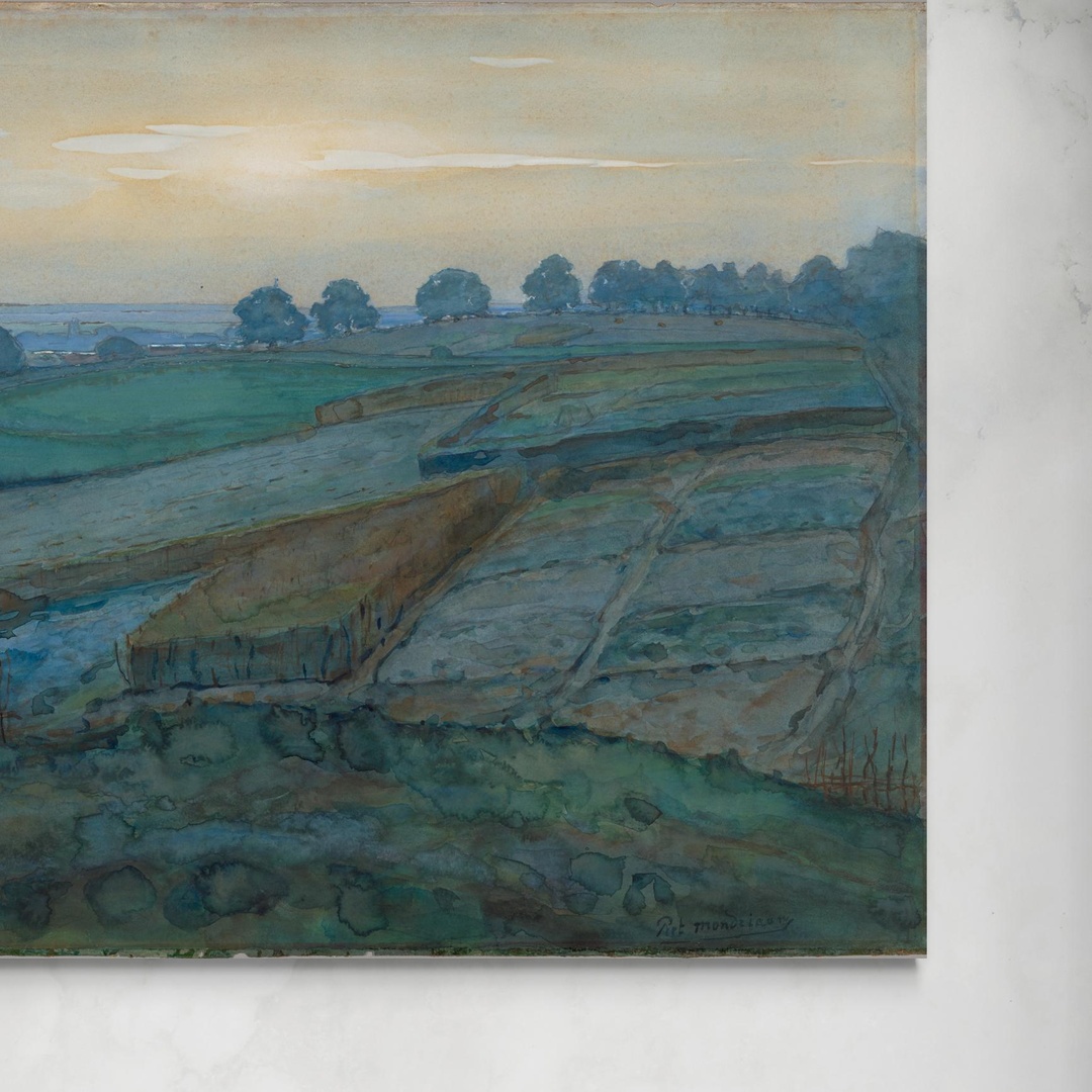 Landscape near Arnhem - Mondrian Piet Mondrian senza