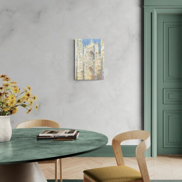 Cattedrale di Rouen, Facciata ovest, luce solare - Claude Monet Claude Monet scena-1-50x70-senza