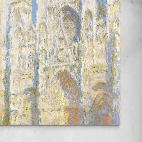 Cattedrale di Rouen, Facciata ovest, luce solare - Claude Monet Claude Monet senza