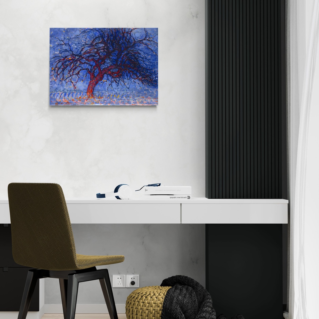 Albero Rosso - Piet Mondrian Piet Mondrian scena-2-70x50-senza