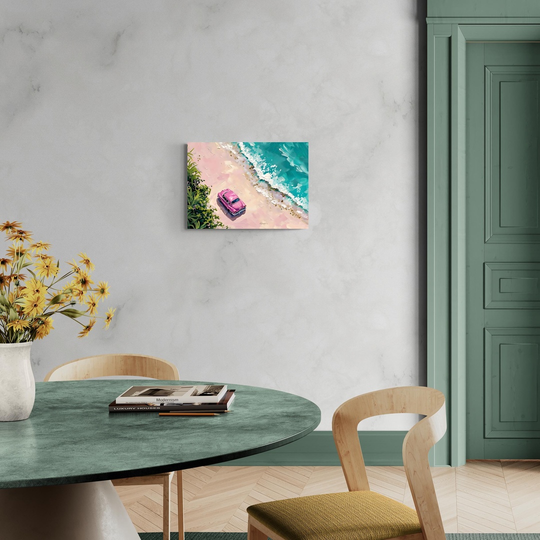 pink-car-on-the-beach-scena-1-70x50-senza.jpg Sogni Estivi: La Magia di un'Auto Rosa sulla Spiaggia scena-1-70x50-senza