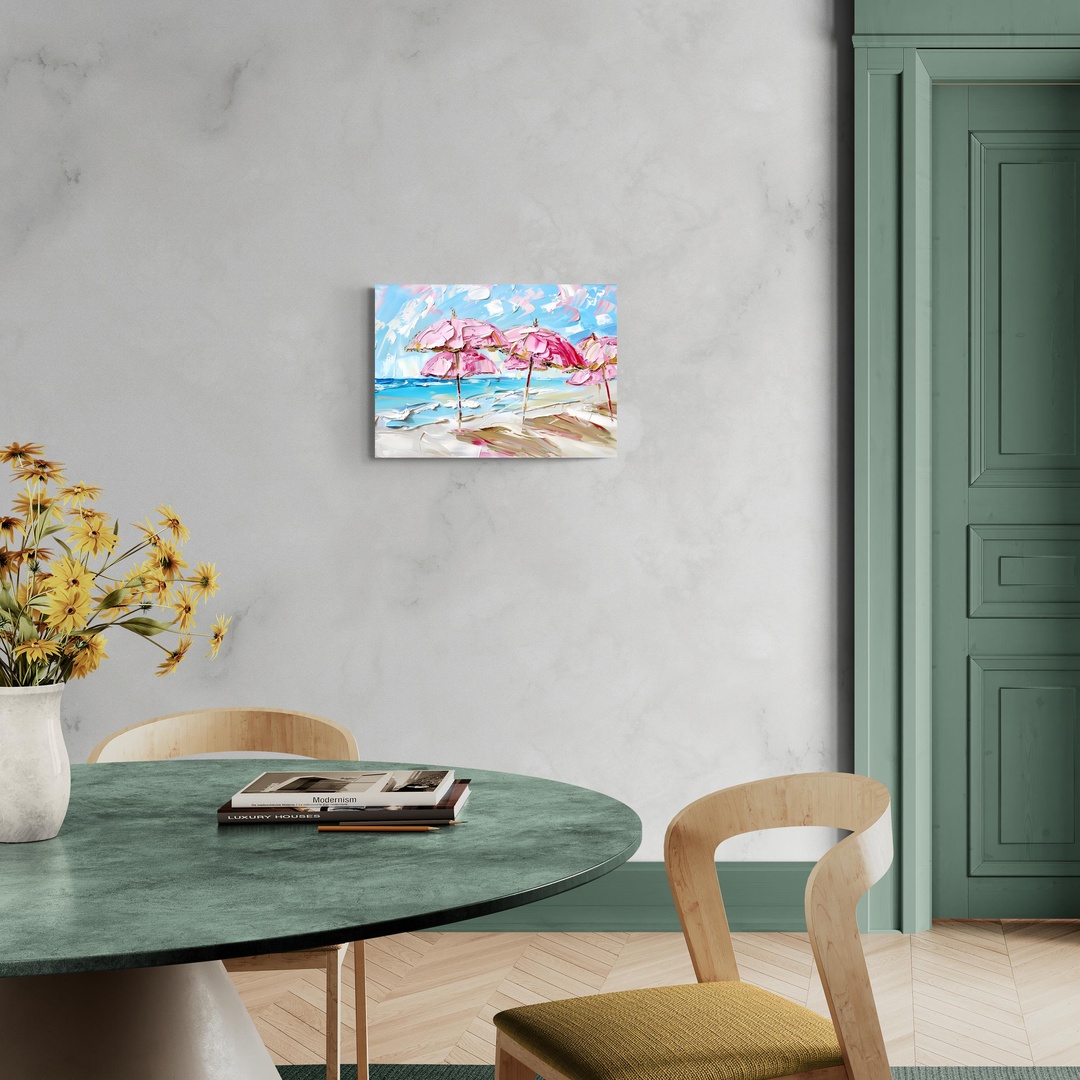 pink-umbrellas-scena-1-70x50-senza.jpg Sotto le Ombre Rosa scena-1-70x50-senza