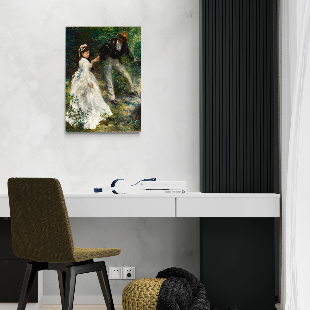 Promenade - Pierre-Auguste Renoir Pierre-Auguste Renoir scena-2-50x70-senza