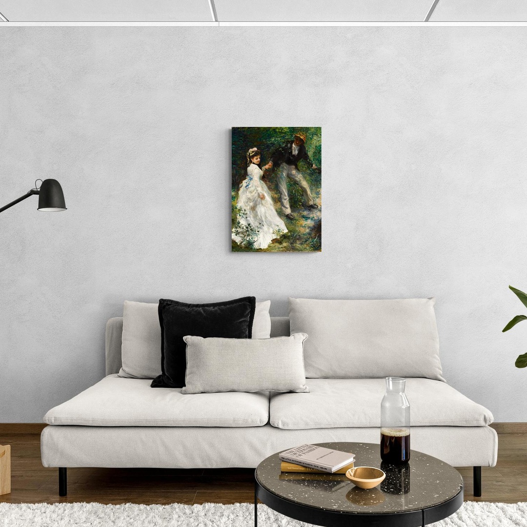 Promenade - Pierre-Auguste Renoir Pierre-Auguste Renoir scena-3-50x70-senza