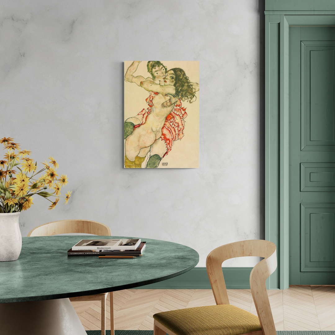 schiele-due-donne-abbracciate-scena-1-70x100-senza.jpg Due donne abbracciate - Egon Schiele Egon Schiele scena-1-70x100-senza