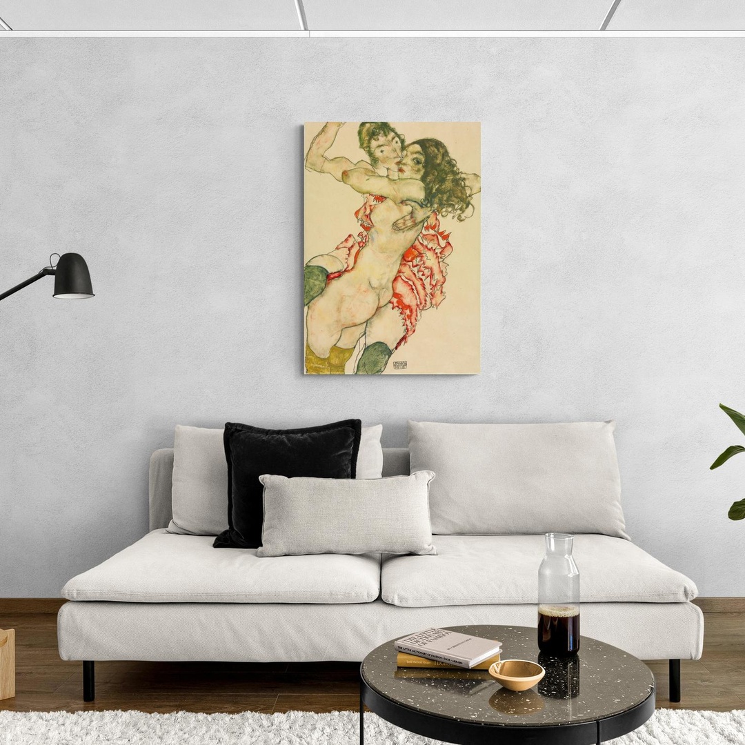 schiele-due-donne-abbracciate-scena-3-70x100-senza.jpg Due donne abbracciate - Egon Schiele Egon Schiele scena-3-70x100-senza