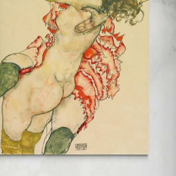 Due donne abbracciate - Egon Schiele Egon Schiele senza
