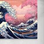 Onde di Sakura: Riflessione sulla Grande Onda senza