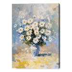Vaso di Margherite in Fiori di Luce