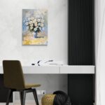 Vaso di Margherite in Fiori di Luce scena-2-50x70-senza
