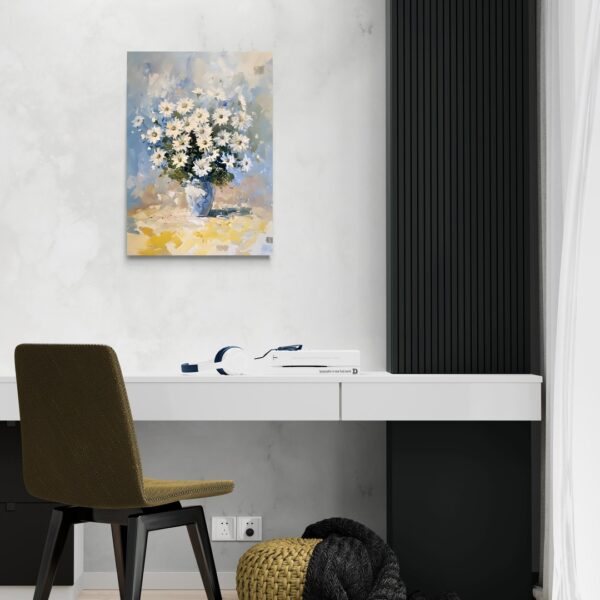 Vaso di Margherite in Fiori di Luce scena-2-50x70-senza