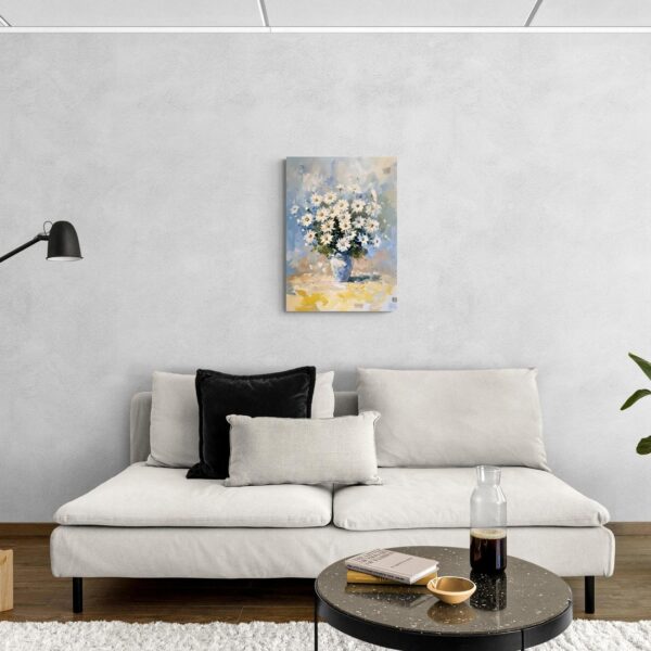 Vaso di Margherite in Fiori di Luce scena-3-50x70-senza
