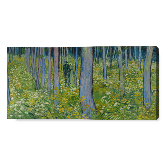 Sottobosco con due figure - Vincent Van Gogh Vincent Van Gogh
