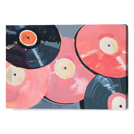 Melodia di Colori: Un'ode ai Vinili