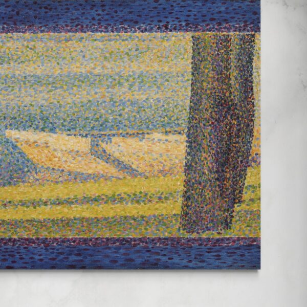 Barche ormeggiate e alberi - Georges Seurat Georges Seurat senza