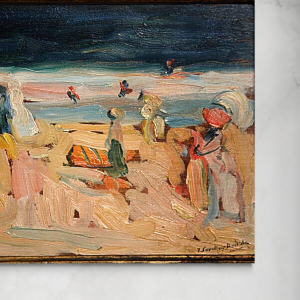 Biarritz Beach - Joaquin Sorolla Joaquin Sorolla senza
