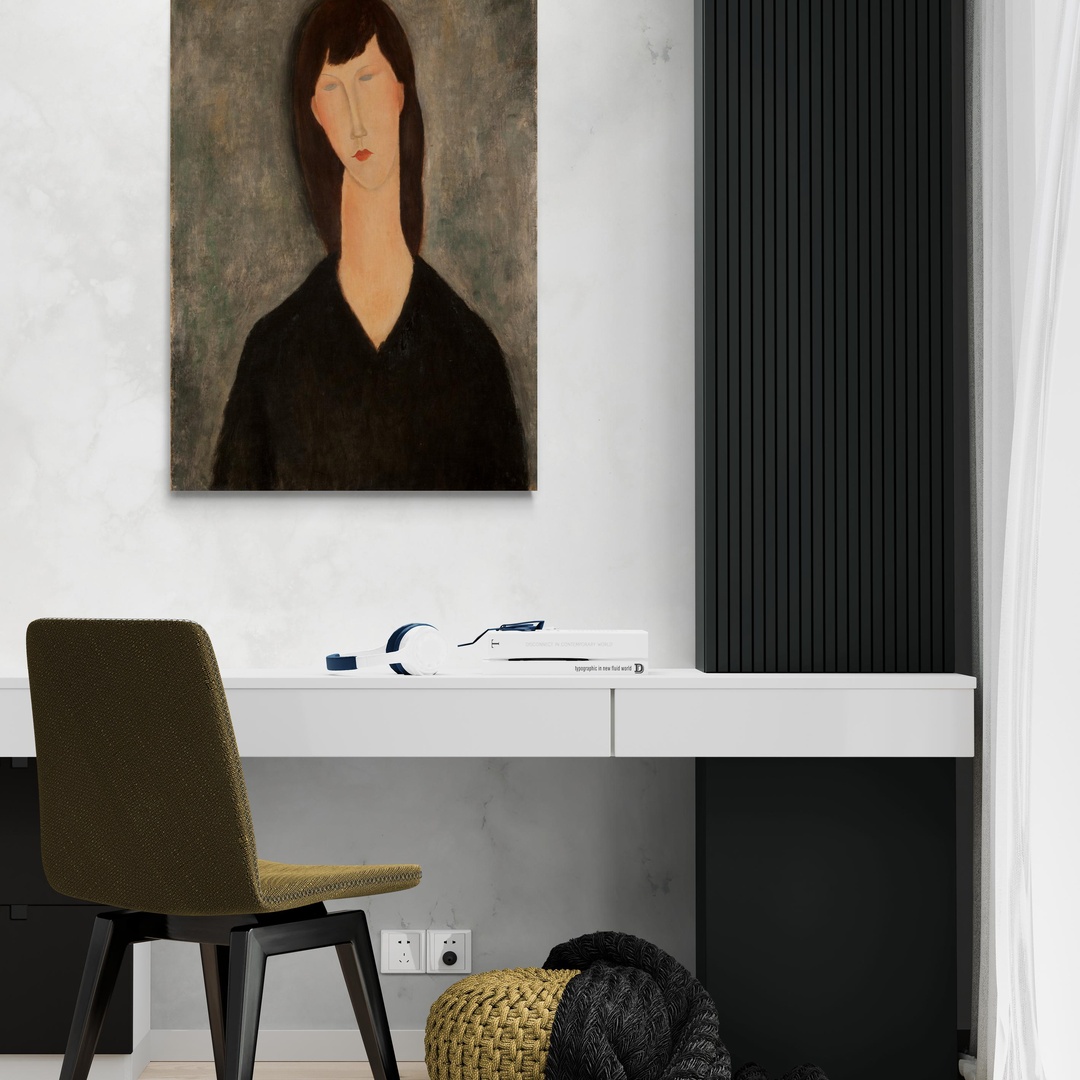 Busto di Donna - Modigliani Amedeo Modigliani scena-2-70x100-senza