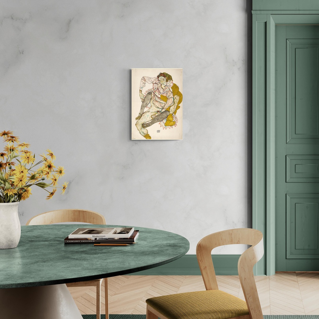 coppia-seduta-egon-schiele-scena-1-50x70-senza.jpg Coppia seduta - Egon Schiele Egon Schiele scena-1-50x70-senza