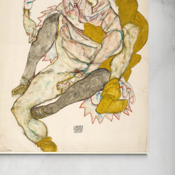 Coppia seduta - Egon Schiele Egon Schiele senza