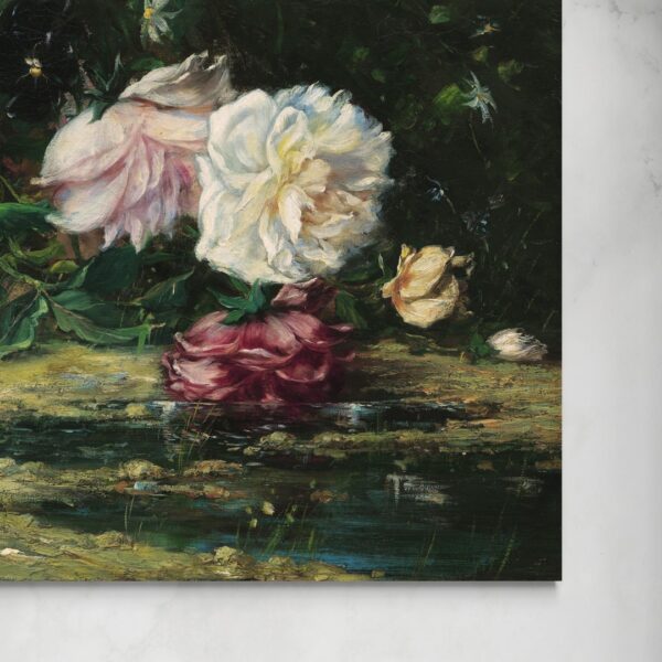 Flores sobre el agua - Joaquin Sorolla Joaquin Sorolla senza
