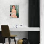 Giovane donna in camicia - Modigliani Amedeo Modigliani scena-2-40x60-senza