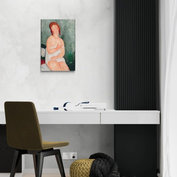 Giovane donna in camicia - Modigliani Amedeo Modigliani scena-2-40x60-senza