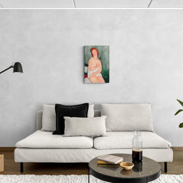 Giovane donna in camicia - Modigliani Amedeo Modigliani scena-3-40x60-senza