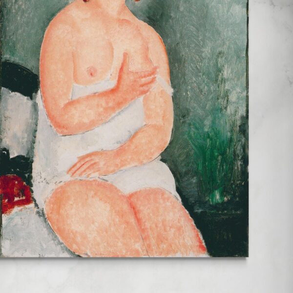 Giovane donna in camicia - Modigliani Amedeo Modigliani senza