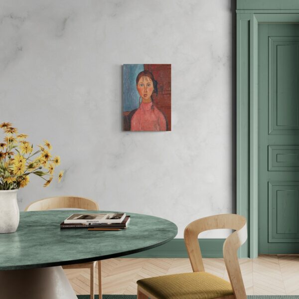 Girl with pigtails - Modigliani Amedeo Modigliani scena-1-50x70-senza