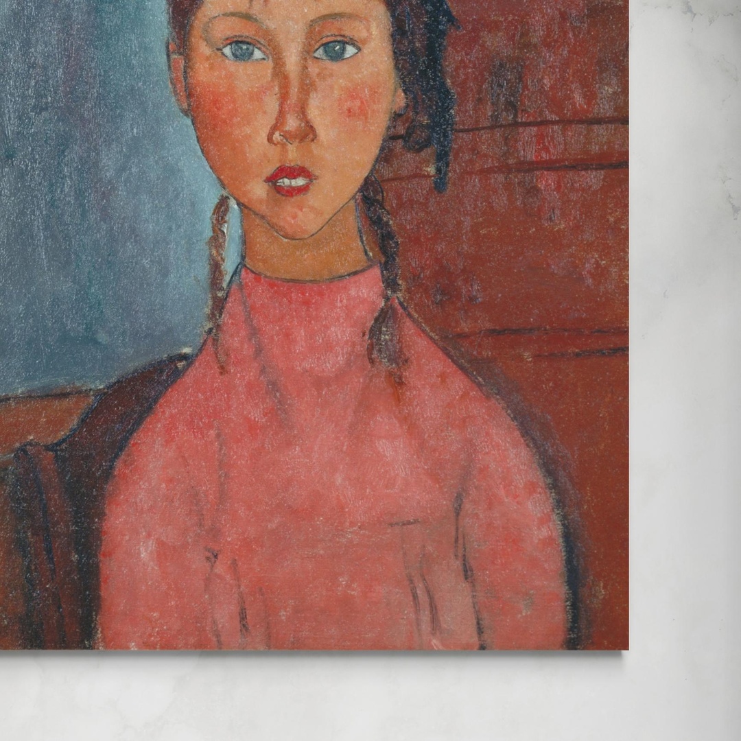 girl-with-pigtails-modigliani-senza.jpg Girl with pigtails - Modigliani Amedeo Modigliani senza