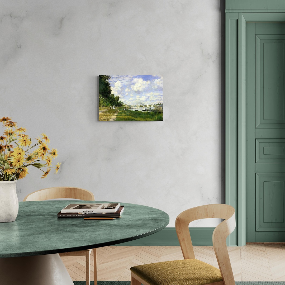 Il bacino di Argenteuil - Claude Monet Claude Monet scena-1-70x50-senza