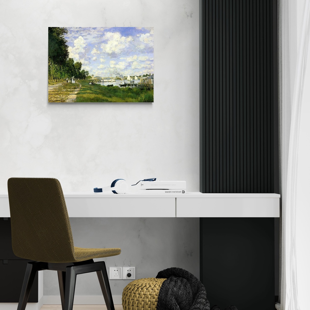 Il bacino di Argenteuil - Claude Monet Claude Monet scena-2-70x50-senza