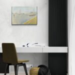 Il Canale di Gravelines, Petit Fort-Philippe - Seurat Georges Seurat scena-2-70x50-senza
