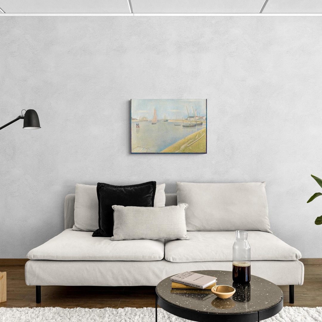 Il Canale di Gravelines, Petit Fort-Philippe - Seurat Georges Seurat scena-3-70x50-senza