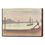 Il canale di Gravelines, una sera - Georges Seurat