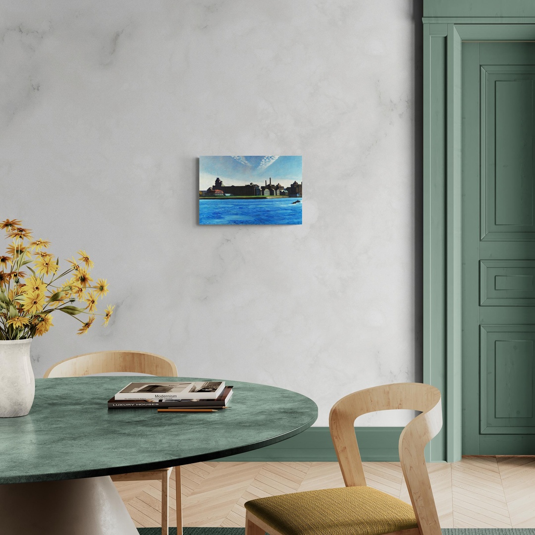 Isola di Blackwell - Edward Hopper Edward Hopper scena-1-60x40-senza