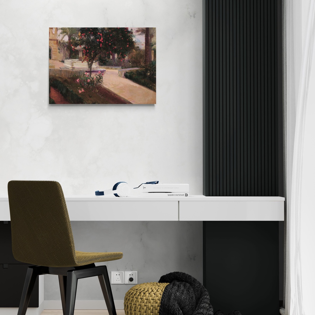 Jardin del Alcázar de Sevilla - Joaquín Sorolla Joaquín Sorolla scena-2-70x50-senza