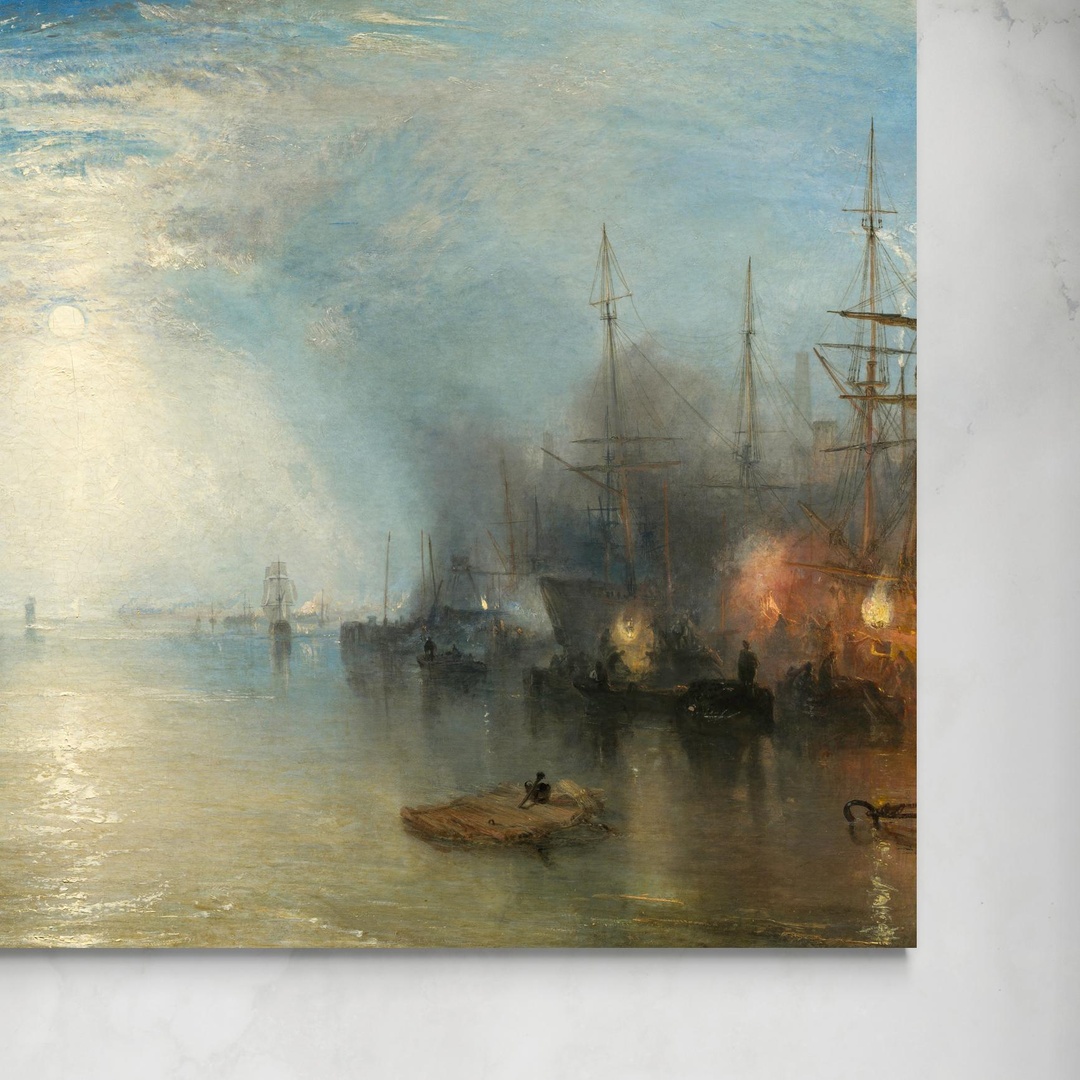 Keelmen Heaving in Coals by Moonlight - William Turner William Turner senza