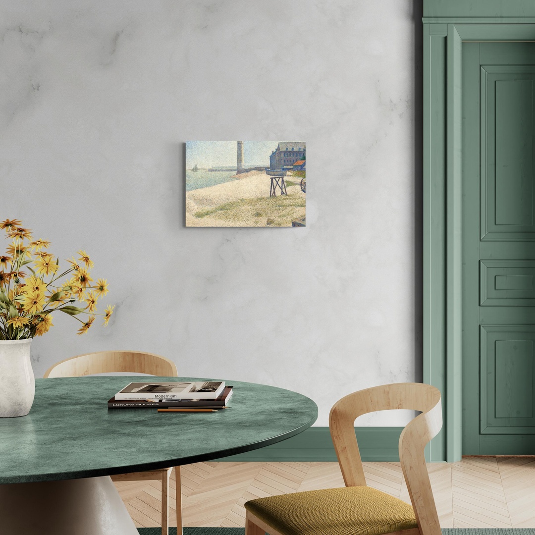 L'ospizio e il faro di Honfleur - Seurat Georges Seurat scena-1-70x50-senza