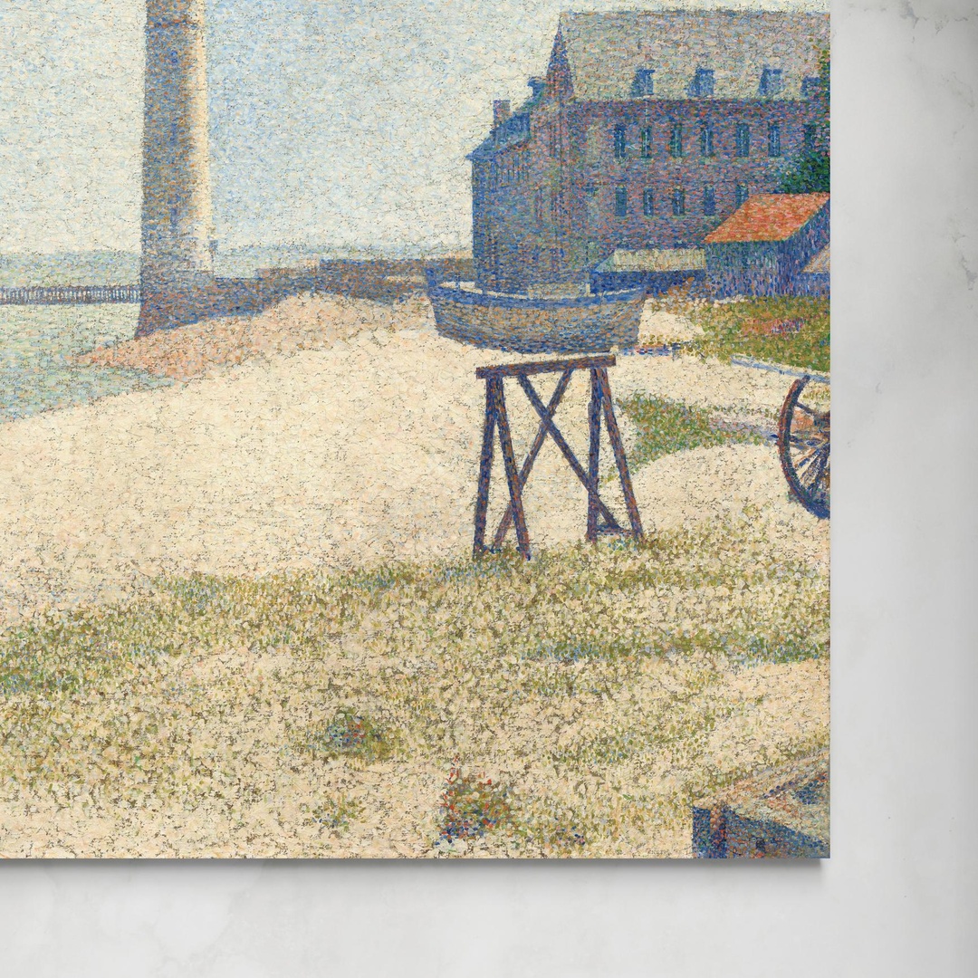 L'ospizio e il faro di Honfleur - Seurat Georges Seurat senza