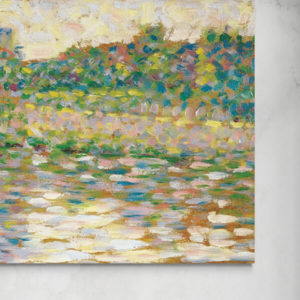 La Senna a Courbevoie - Seurat Georges Seurat senza