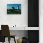 Lighthouse Hill - Edward Hopper Edward Hopper scena-2-70x50-senza