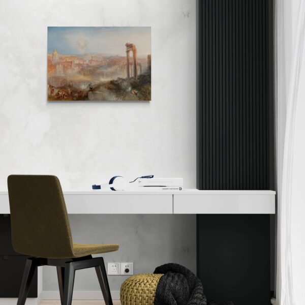 Modern Rome-Campo Vaccino - William Turner William Turner scena-2-70x50-senza
