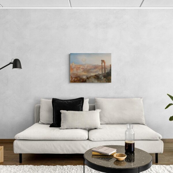 Modern Rome-Campo Vaccino - William Turner William Turner scena-3-70x50-senza