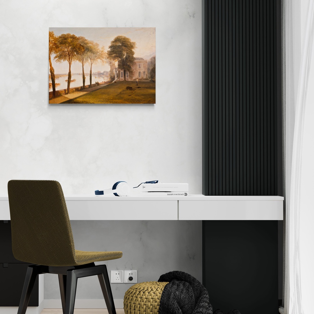 Mortlake Terrace - Early Summer Morning - William Turner William Turner scena-2-70x50-senza