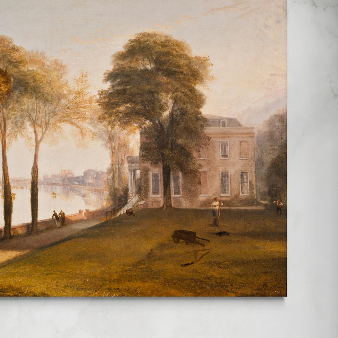 Mortlake Terrace - Early Summer Morning - William Turner William Turner senza