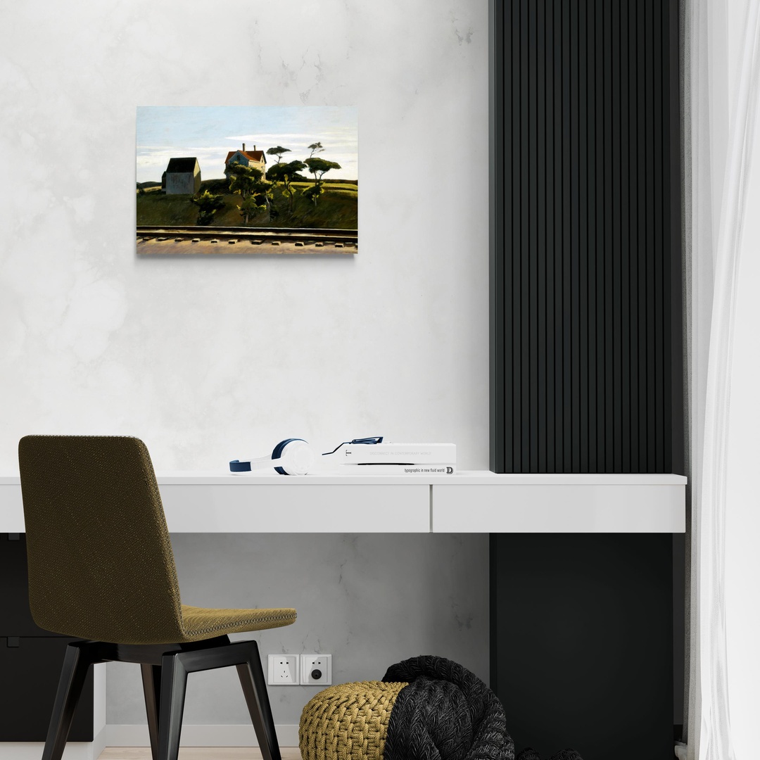 New York, New Haven e Hartford - Edward Hopper Edward Hopper scena-2-60x40-senza